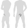 JEsilunmaMY Sexy C String Underwear for Men Breathable Bulge Pouch Invisible Sissy Thongs Sexy Panties Temptation Underpants (White,One Size) view 2