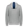 Augusta Sportswear Youth Three-Season Fleece Full Zip Hoodie Navy/Grey Heather M view 2