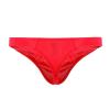 JEsilunmaMY Ice Silk Underwear for Men Low Waist Bulge Pouch Thong Bikini Briefs Stretch Breathable G-String Sexy Panties (Red,Medium) view 3