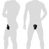 JEsilunmaMY Sexy C String Underwear for Men Breathable Bulge Pouch Invisible Sissy Thongs Sexy Panties Temptation Underpants (Black2,One Size) view 2