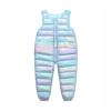 Infant Baby Boys Girls Sleeveless Winter Warm Jumpsuit Cotton Wadded Suspender Ski Bib Pants (Light Blue, 18-24 Months) view 1