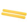 PATIKIL Junior Relay Track Baton, 2 Pack Plastic Tube Race Field Running Stick for Outdoor Athletics Sport Game Tool, Yellow view 1
