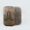 Generic Sadhu Board with Galvanic Dynamic Nails, Birch Wood, Brown, Yoga Nail Board, 29*13.5 cm view 3