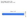 PATIKIL Relay Track Baton, Sponge Stainless Steel Tube Race Field Running Stick for Outdoor Athletics Sport Game Tool, Blue view 2