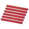 PATIKIL Relay Track Baton, 6 Pack Sponge Stainless Steel Tube Race Field Running Stick for Outdoor Athletics Sport Game Tool, Red view 1