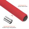 PATIKIL Relay Track Baton, 6 Pack Sponge Stainless Steel Tube Race Field Running Stick for Outdoor Athletics Sport Game Tool, Red view 4