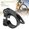 Aluminium Alloy Bikes Quick Release Seatpost Collar, Bikes Seat Post Clamp, Bikes Seat Quick Release Tube Clamp, for Bikes Seatposts(Black), Bikes Seat Post Clamp, Aluminium Alloy Bikes QuickB view 2