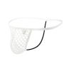 JEsilunmaMY Mens Hollow Out G-String Thongs Low Rise Fishnet Bulge Pouch Bikini Brief Transparent Mesh T-Back Underwear (White,Small) view 1