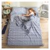 Sleeping Bag Liners Compact Adult Sleeping Bag for All Seasons, Pillowcase/Sheet/Quilt Cover Integrated Cotton Sleeping Bag Liner, Suitable for Outdoor Camping Travel view 1