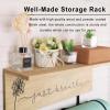 C'ESTBON Wooden Yoga Mat Holder for Home Use, Heavy Duty Strong Bearing Capacity Yoga Accessories, Workout Equipment Storage Organizer, Gym Equipment view 4