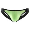 JEsilunmaMY Low Rise Bikini Briefs for Men Soft Comfortable U Convex Pouch Underwear Breathable Stretch Panties Underpants (Green,Small) view 1