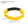PATIKIL 3 Legged Race Bands Set, 3 Pack Elastic Tie for Outdoor Birthday Party Carnival Relay Game (Blue, Fluorescent Green, Yellow) view 2
