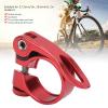Aluminium Alloy Bikes Quick Release Seatpost Collar, Bikes Seat Post Clamp, Bikes Seat Quick Release Tube Clamp, for Bikes Seatposts(Red), Bikes Seat Post Clamp, Aluminium Alloy Bikes QuickBic view 2