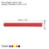 PATIKIL Relay Track Baton Set, Sponge Stainless Steel Tube Race Field Running Sticks for Outdoor Athletics Sport Game Tool (Black,Blue,Orange,Red,Yellow) view 2