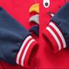 Toddler Kids Boys Girls Winter Clothes Long Sleeve Cute Print Baseball Jacket Coats Thick Warm (Red, 6-12 Months) view 2