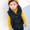 Winter Coats for Kids Child Kids Toddler Infant Baby Boys Girls Sleeveless Winter Solid Coats Jacket (Black, 3-4 Years) view 2