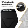 KOOPOW Youth Sliding Shorts Boys Padded Slider Shorts Sliding Pads with Cup Pocket for Baseball, Football, Hockey, Lacrosse,Black,S view 4