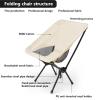 SKIITOON Portable Folding Camping Chair,Outdoor Chair, BBQ Chair, Fishing Chair,Extra Stable Supports 300lbs for Adults,for Outside Beach Lawn Fishing Hiking Picnic Travel,with Carrying Bag view 3