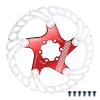 DJC Bike Brake Disc Rotor MTB Floating Brake Disc 140mm 160mm 180mm 203mm with 6 bolts Road Bike MTB BMX Steel Aluminum Brake Disc iiipro (2# red, 180mm) view 1