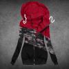 Casual Winter Long Coat Sleeve Prints Zipper Women Camouflage Sweatshirt Jacket Women's Christmas Mom Gift view 2