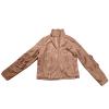Womens Short Party Cardigan Fashion Soild Jackets Fringe Long Sleeve Slim Tassel Lapel Womens Casual Outfit Brown view 4