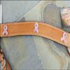 HILASON Western Horse Leather Breast Collar Genuine American Basket Weave Tan | for Horses view 4