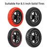 8.5 Inch Scooter Aluminium Alloy Split Rear Hub for Xiao-mi M365 Pro / Pro2 Electric Scooter Solid Rubber Tyre Replacement Wheels Replacement Part (Red) view 2