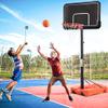 Portable Basketball Hoop & Goal with Vertical Jump Measurement, Outdoor Basketball System with 6.6-10ft Height Adjustment for Youth, Adults view 3