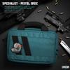 Savior Equipment Specialist Series Tactical Double Scoped Handgun Firearm Case Pistol Bag For Outdoor Hunting Shooting Range, Lockable Compartment (Savior Teal, 13" x 9" Double Pistol Case) view 2