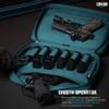 Savior Equipment Specialist Series Tactical Double Scoped Handgun Firearm Case Pistol Bag For Outdoor Hunting Shooting Range, Lockable Compartment (Savior Teal, 13" x 9" Double Pistol Case) view 4