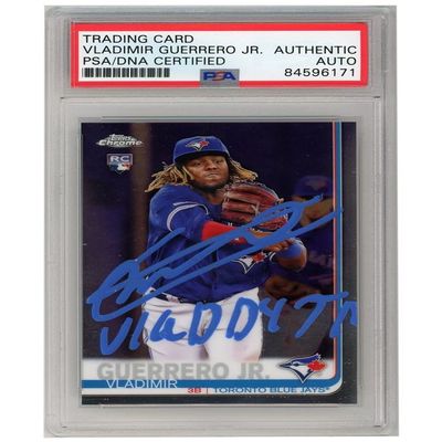 Vladimir Guerrero Jr 2019 Topps Chrome Update Vladdy Jr RC Autograph Card #21 PSA/DNA