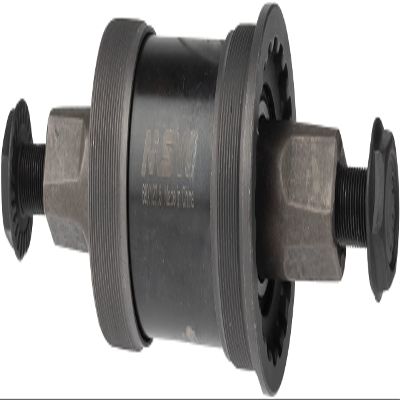 WSM MSW Bike Square Taper JIS Bottom Bracket, English Frame Interface, 68 x 127.5mm