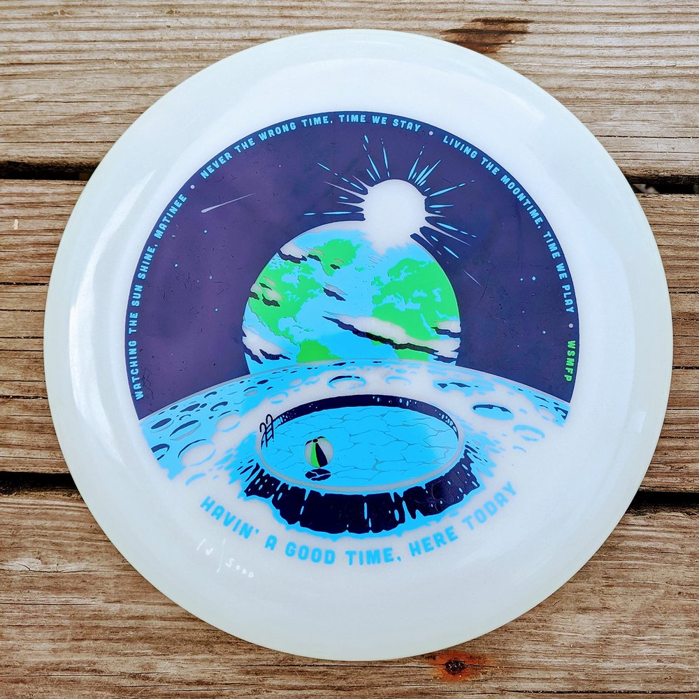 Funn & Frolic - USA Porch Song Poster Art Frisbee 175gm Glow/Widespread Panic Inspired