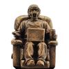 Crown Awards 15" 4 Poster Black Lightning Fantasy Football Armchair Quarterback Perpetual Trophy Prime view 2