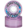 V N L A Backspin Jelly Roll Outdoor Roller Skate Wheels - 62mm 78A Hardness, Transparent Urethane - 8 Pack/Purple view 2