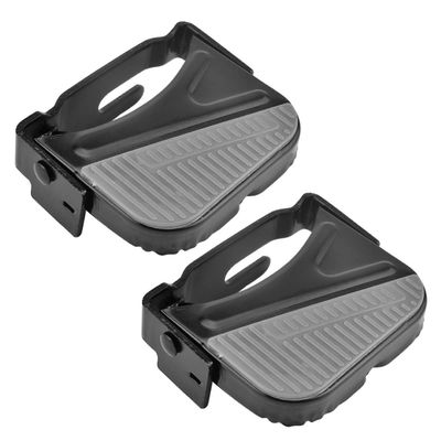 VICASKY 1pair Bike Rear Seat Pedals Non- Cycling Footrests Bike Accessories for Comfort Rear Seat for Carrying and Space-Saving Design