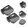 VICASKY 1pair Bike Rear Seat Pedals Non- Cycling Footrests Bike Accessories for Comfort Rear Seat for Carrying and Space-Saving Design view 4