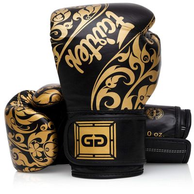 Fairtex Glory Kickboxing Gloves - Limited Edition (Black - BGVG2, 14 oz)