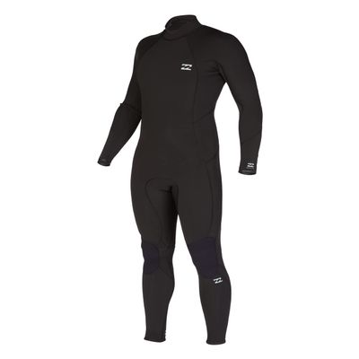 Billabong Mens 3/2mm Absolute Back Zip Fullsuit GBS Wetsuits - Black | X-Large Short
