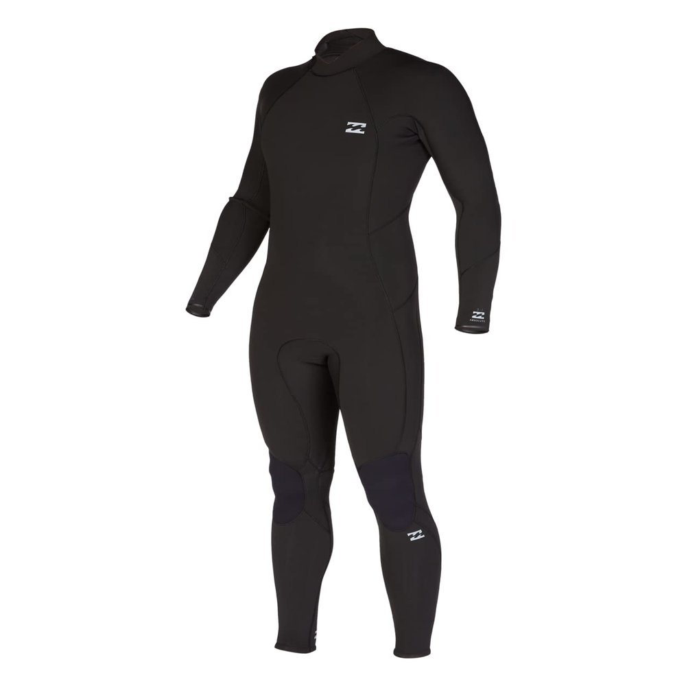 Billabong Mens 3/2mm Absolute Back Zip Fullsuit GBS Wetsuits - Black | X-Large Short