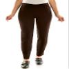 Zac & Rachel Women's Pull-On Ankle Pants with Band, Chocolate, 8 view 2