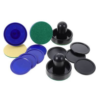 Professional Air Hockey Pucks Pushers 2 Sets for Ice Hockey Table Accessories