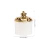 ABOOFAN Ceramic Jewelry Box with Lid Ceramic Jewelry Case Ring Box Trinket Organizer for Necklace Bracelet Earrings and Accessories Wedding Candy Home Decor view 2