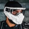 HK Army HSTL Skull Paintball Goggle/Airsoft Mask (White, Clear) view 4