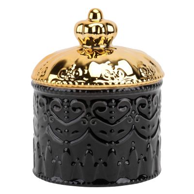 ABOOFAN Porcelain Jewelry Box Vintage Style Decorative Trinket Storage Organizer for Rings Earrings Small Wedding Candy Holder Ceramic Wrapping Box