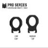 Monstrum Pro Series 7075 Aluminum Scope Rings | 1 inch | Low Profile view 4