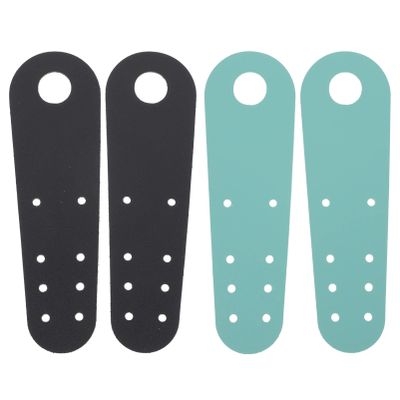 INOOMP 2pairs Roller Skates Toe Easy to Install Protective Caps for Skate Maintenance