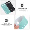 INOOMP 2pairs Roller Skates Toe Easy to Install Protective Caps for Skate Maintenance view 3