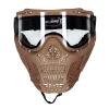 HK Army HSTL Skull Paintball Goggle/Airsoft Mask (Tan, Clear) view 2
