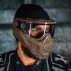 HK Army HSTL Skull Paintball Goggle/Airsoft Mask (Tan, Clear) view 3